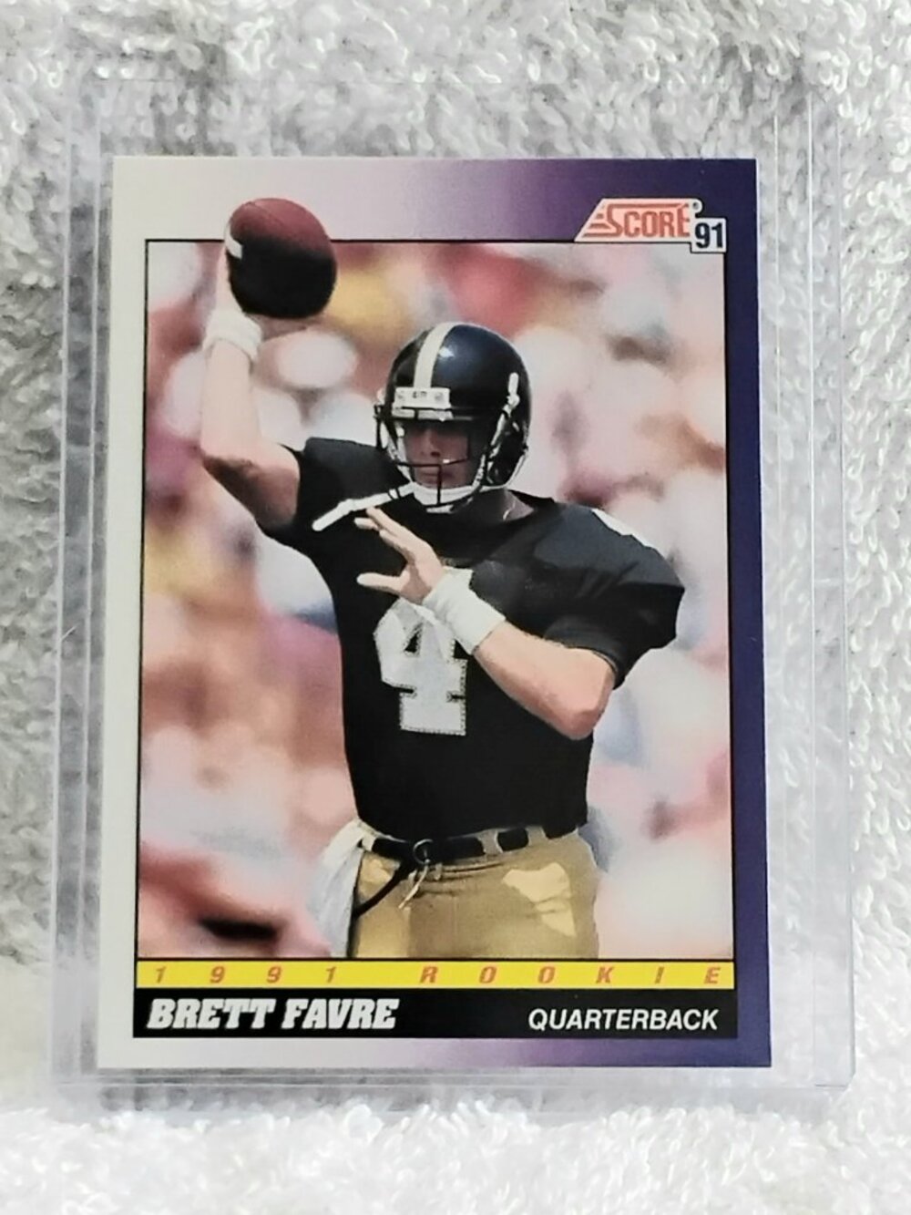 5/$20 Mint 1991 Score Brett Favre 1991 Rookie NFL Card 611!!